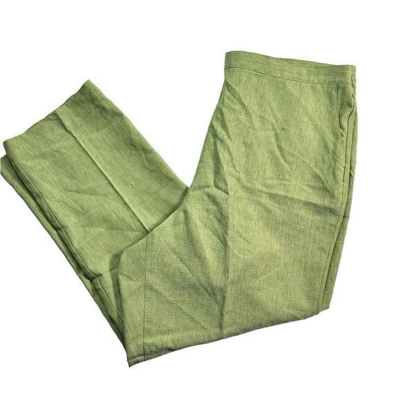 Vintage Alfred Dunner Plus Size Green Elastic Waist Dress Pants Slacks - Size 20 - Picture 1 of 5